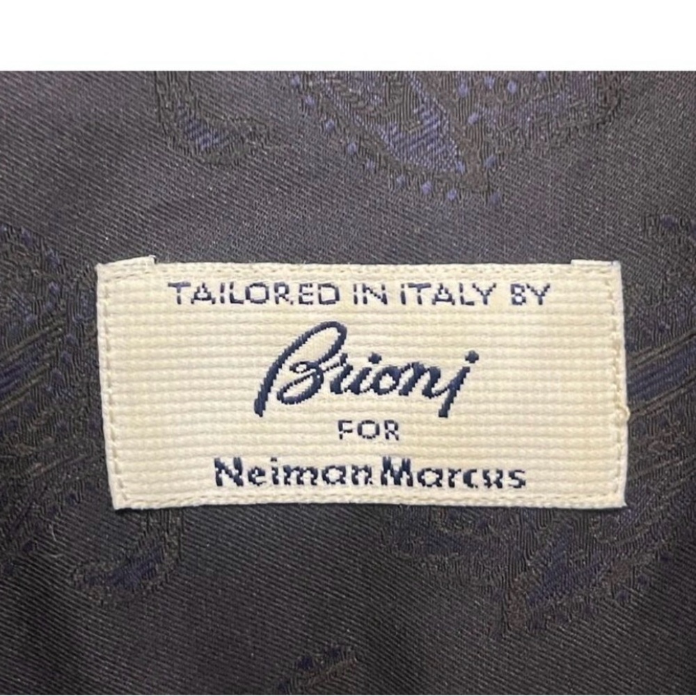Brioni Navy Blue Casual Button Down Shirt